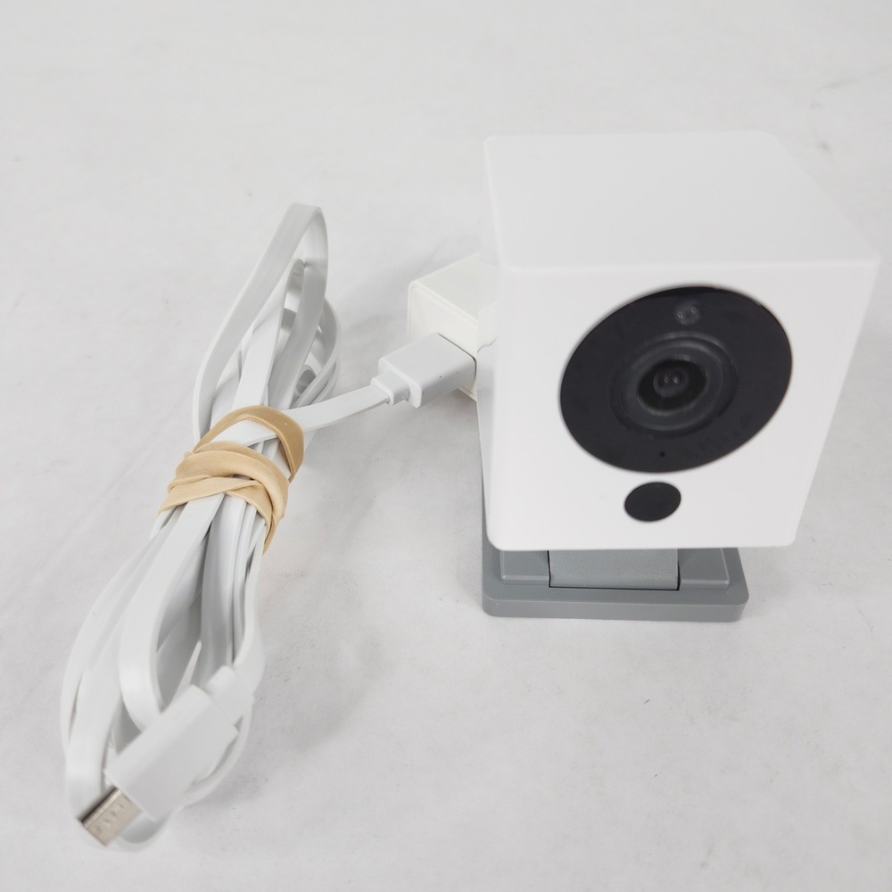 Wyze Cam V2 Smart Home Security Camera White 1080p HD Indoor IP Camera w/ power